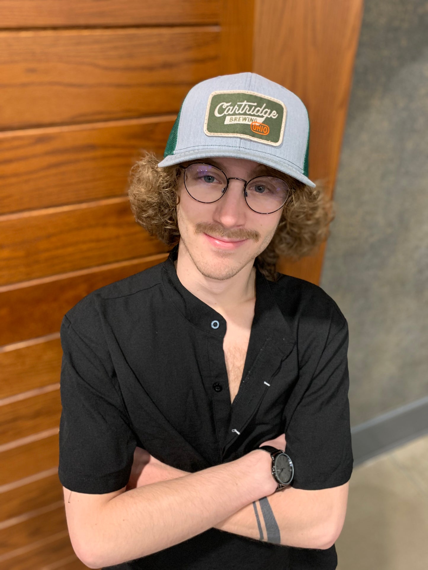 Green Patch Trucker Hat