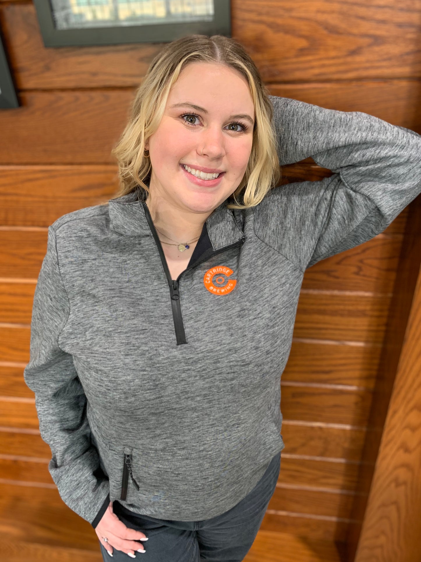 Cartridge Brewing 1/4 Zip Pullover